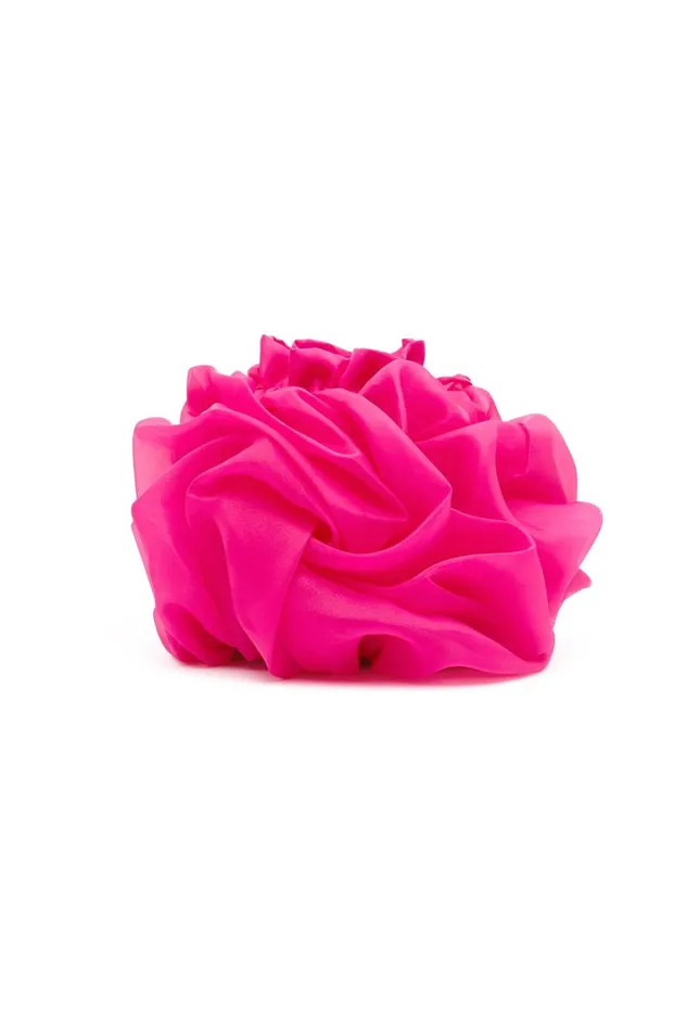 Aje Handbags and Wallets Evalie Organza Ruffle Bag Deep Magenta 8211 Women Aje Handbags and Wallets Evalie Organza Ruffle Bag Deep Magenta 8211 Women