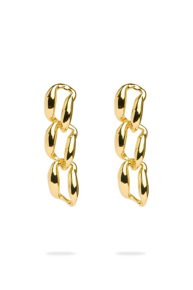 Aje Jewelry Paloma Mini Chain Drop Earring Gold 8211 Women Aje Jewelry Paloma Mini Chain Drop Earring Gold 8211 Women
