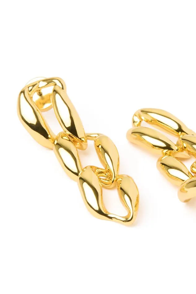 Aje Jewelry Paloma Mini Chain Drop Earring Gold 8211 Women Aje Jewelry Paloma Mini Chain Drop Earring Gold 8211 Women