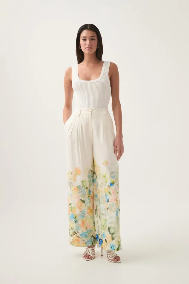 Aje Matching Sets Dreamscape Pintucked Pant Floral Haze 8211 Women