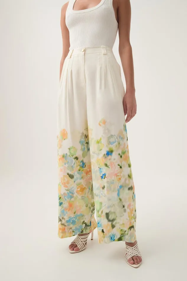 Aje Matching Sets Dreamscape Pintucked Pant Floral Haze 8211 Women