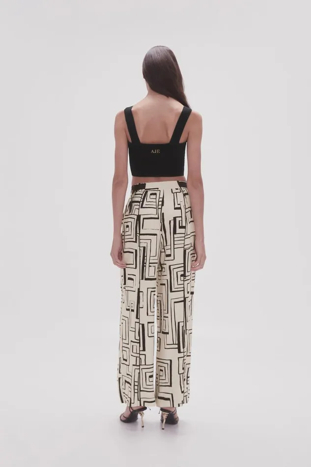 Aje Matching Sets Vortex Split Leg Pant Abstract Penrose 8211 Women