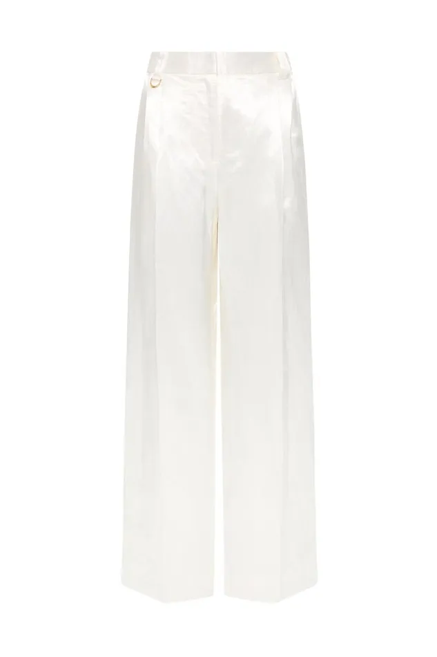 Aje Pants Titanium Relaxed Pant Ivory 8211 Women