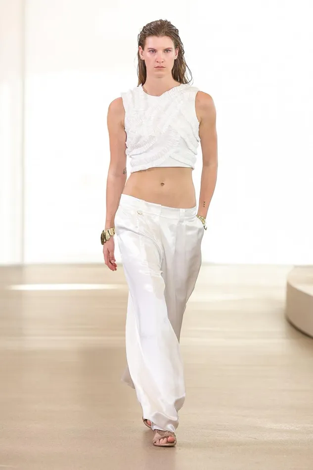 Aje Pants Titanium Relaxed Pant Ivory 8211 Women