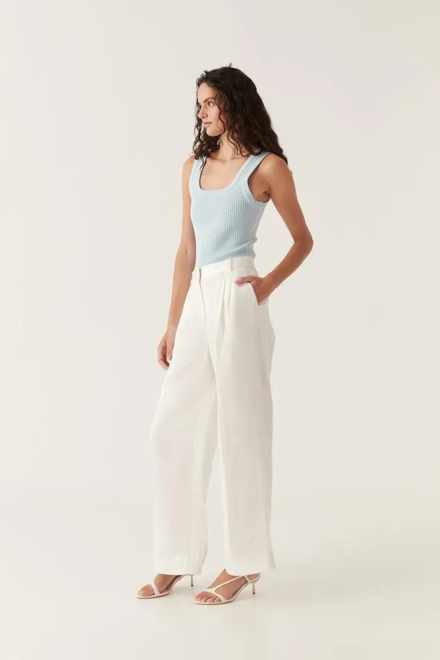Aje Pants Titanium Relaxed Pant Ivory 8211 Women
