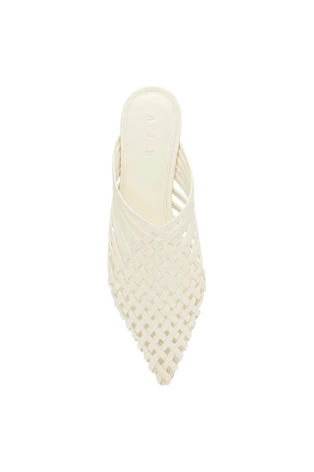 Aje Shoes Celyse Woven Slide Ivory 8211 Women Aje Shoes Celyse Woven Slide Ivory 8211 Women