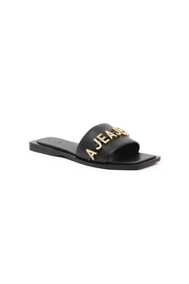 Aje Shoes Clarisse Logo Slide Black 8211 Women Aje Shoes Clarisse Logo Slide Black 8211 Women