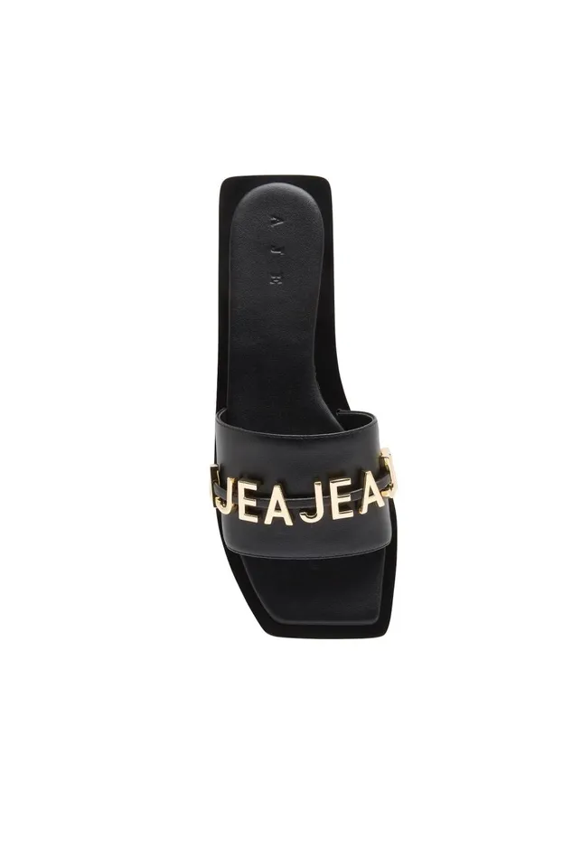 Aje Shoes Clarisse Logo Slide Black 8211 Women Aje Shoes Clarisse Logo Slide Black 8211 Women