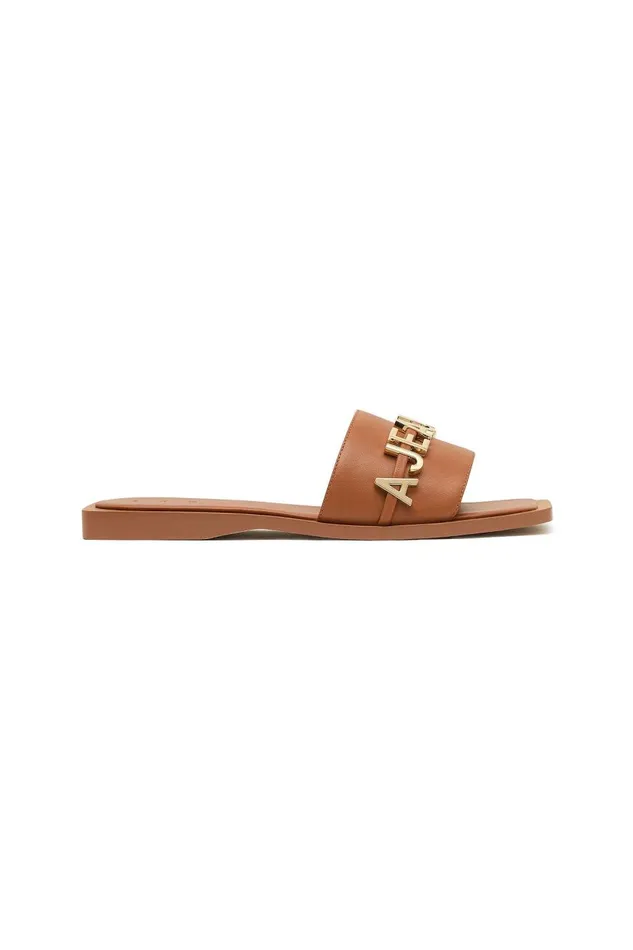 Aje Shoes Clarisse Logo Slide Cinnamon 8211 Women Aje Shoes Clarisse Logo Slide Cinnamon 8211 Women