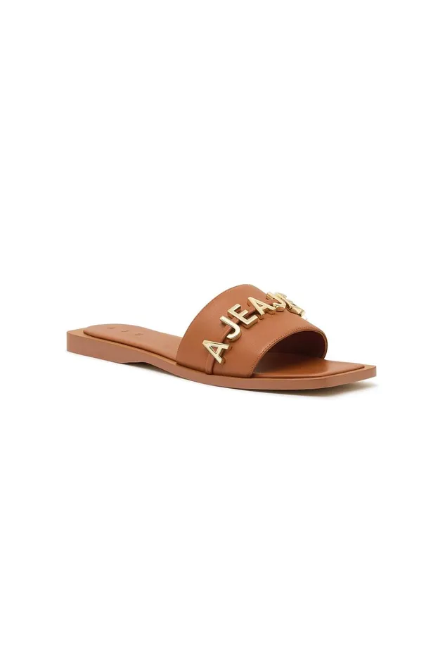 Aje Shoes Clarisse Logo Slide Cinnamon 8211 Women Aje Shoes Clarisse Logo Slide Cinnamon 8211 Women