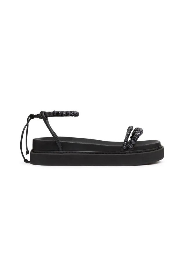 Aje Shoes Neo Pearl Platform Sandal Black 8211 Women