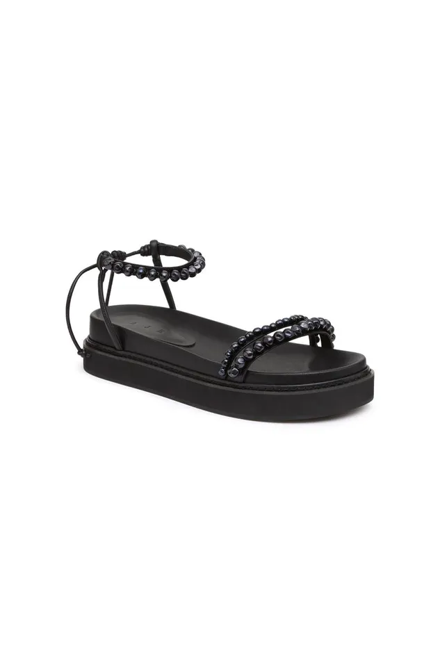 Aje Shoes Neo Pearl Platform Sandal Black 8211 Women