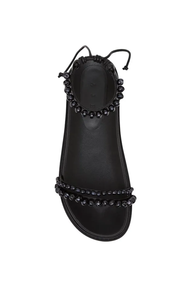 Aje Shoes Neo Pearl Platform Sandal Black 8211 Women