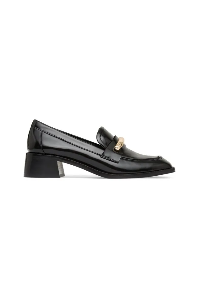 Aje Shoes Serena Crescent Loafer Black 8211 Women