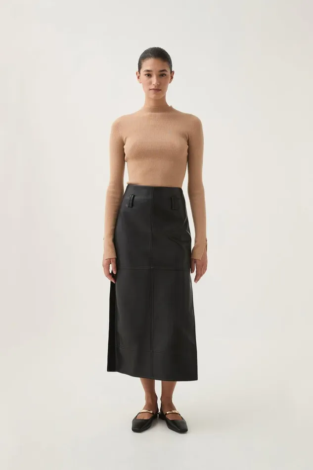 Aje Skirts Aspect Midi Skirt Black 8211 Women