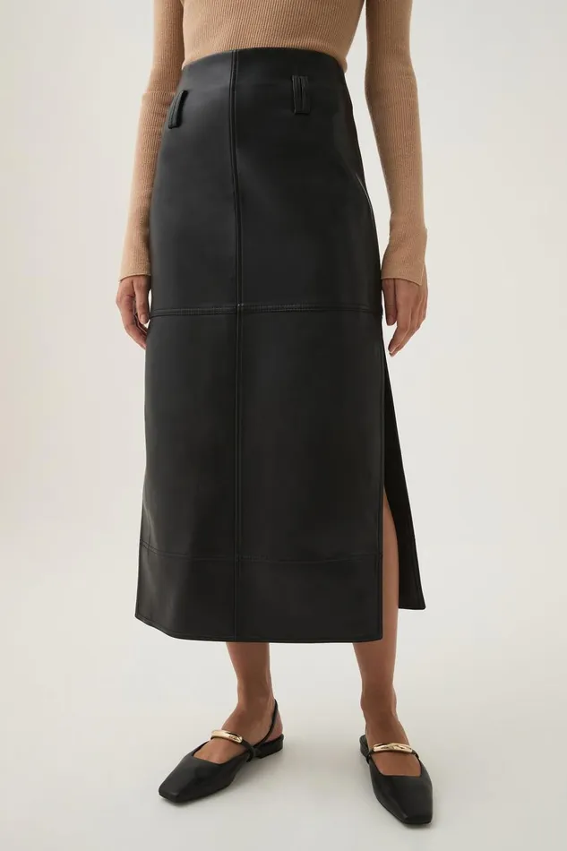 Aje Skirts Aspect Midi Skirt Black 8211 Women