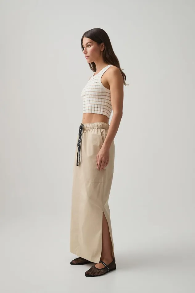 Aje Skirts Panelled Cargo Maxi Skirt 649 On Taupe 8211 Women Aje Skirts Panelled Cargo Maxi Skirt 649 On Taupe 8211 Women