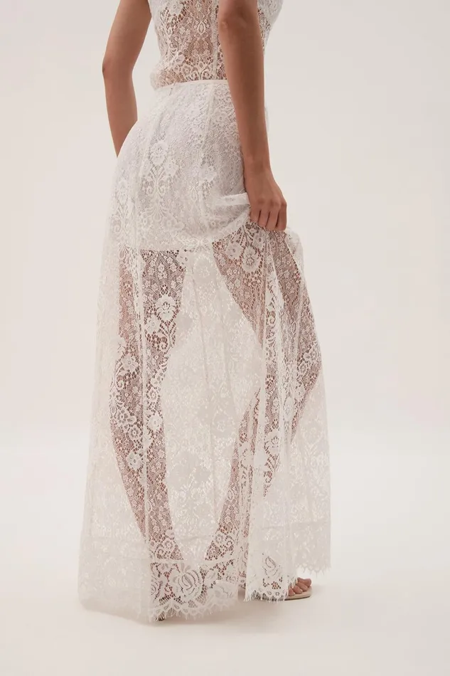 Aje Skirts Pera Maxi Skirt White 8211 Women