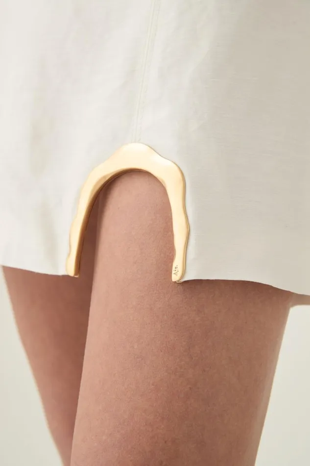 Aje Skirts Sabine Mini Skirt Ivory 8211 Women