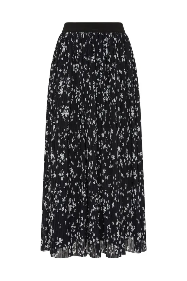 Aje Skirts Starflower Midi Skirt Nightfall Daisies 8211 Women