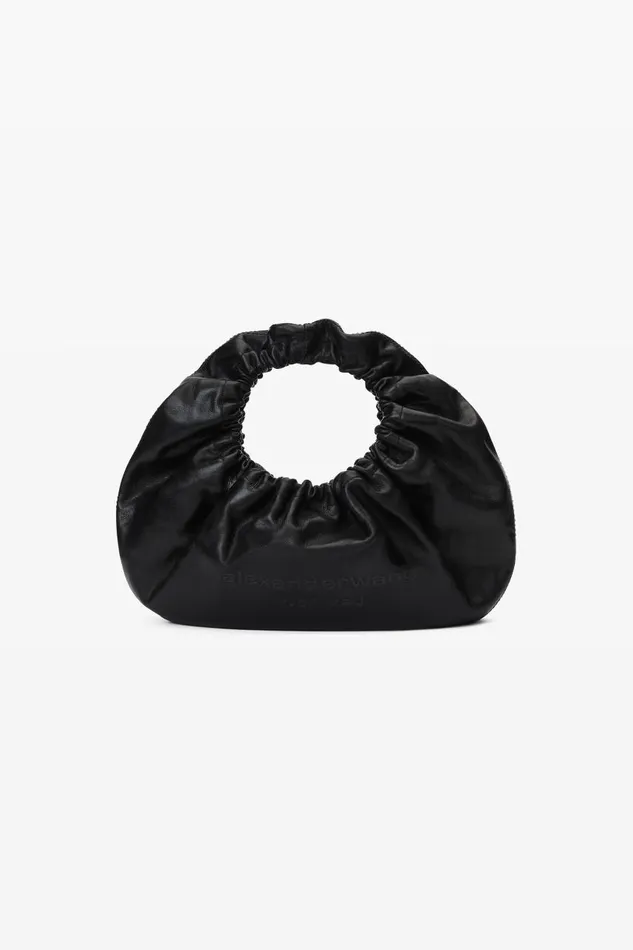 Alexander Wang Bags Women Crescent Small Handle Bag In Crackle Patent Leather WLogo Alexander Wang Bags Women Crescent Small Handle Bag In Crackle Patent Leather WLogo