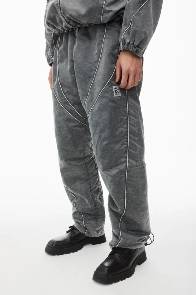 Alexander Wang Bottoms Men Relaxed Fit Jogger Pant With Piped Seams