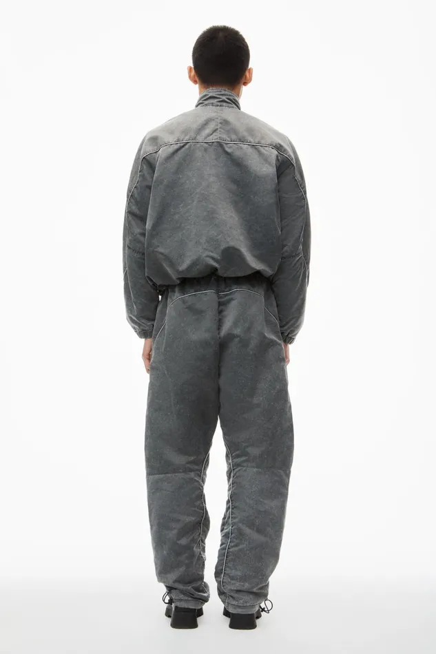 Alexander Wang Bottoms Men Relaxed Fit Jogger Pant With Piped Seams