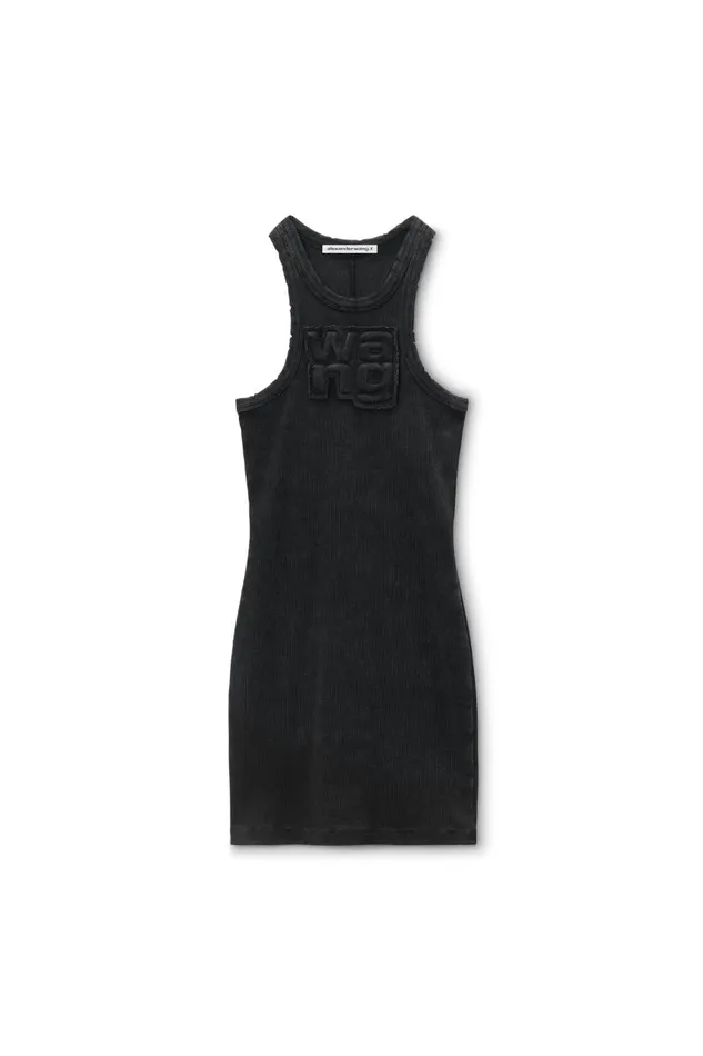 Alexander Wang Dresses Women Distressed Mini Dress In Stretch Crepe
