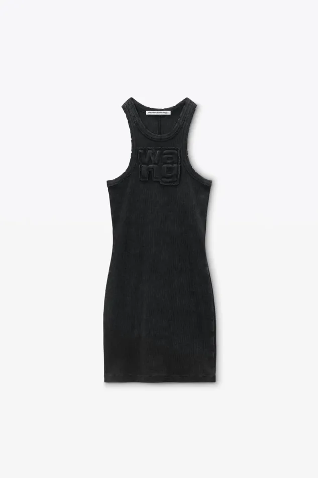 Alexander Wang Dresses Women Distressed Mini Dress In Stretch Crepe