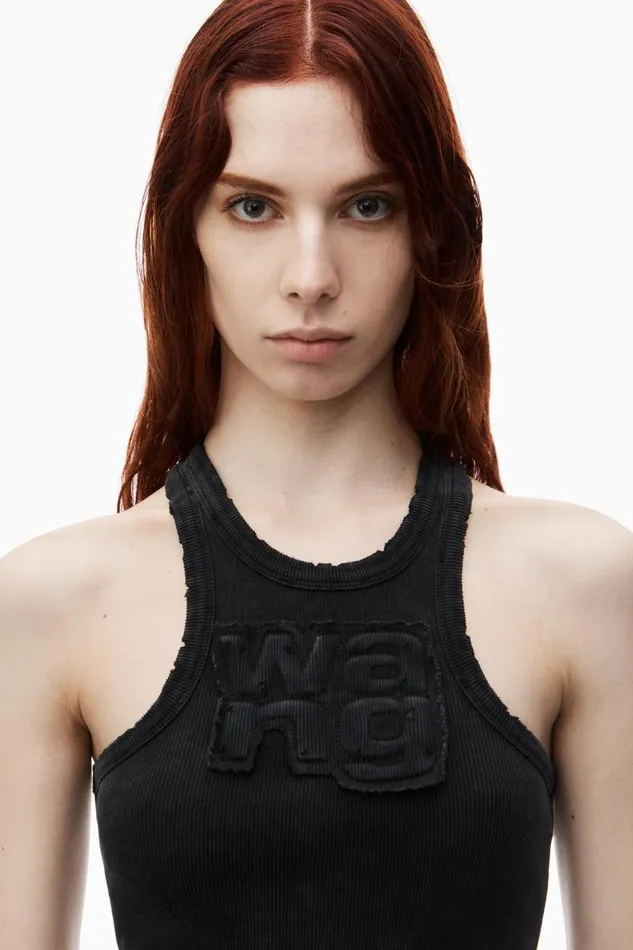 Alexander Wang Dresses Women Distressed Mini Dress In Stretch Crepe