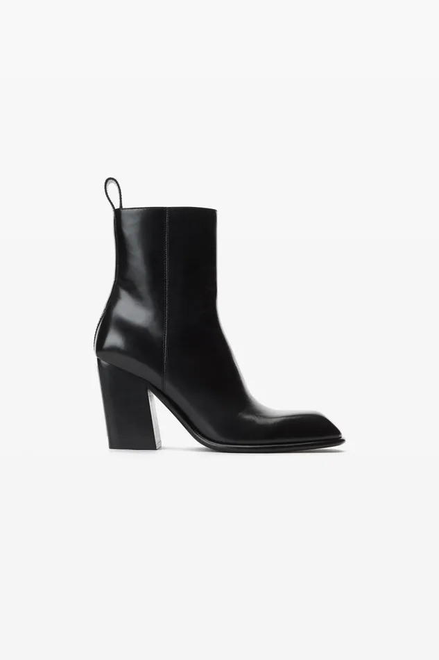 Alexander Wang Shoes Women Throttle 95mm Ankle Boot In Leather