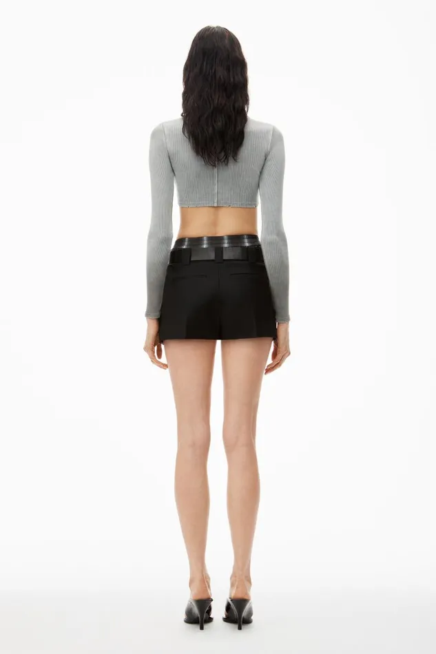 Alexander Wang TShirts Women Distressed Logo Longsleeve Tee