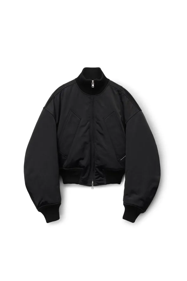 Alexander Wang UnisexWomenMen Bomber Jacket In Sateen