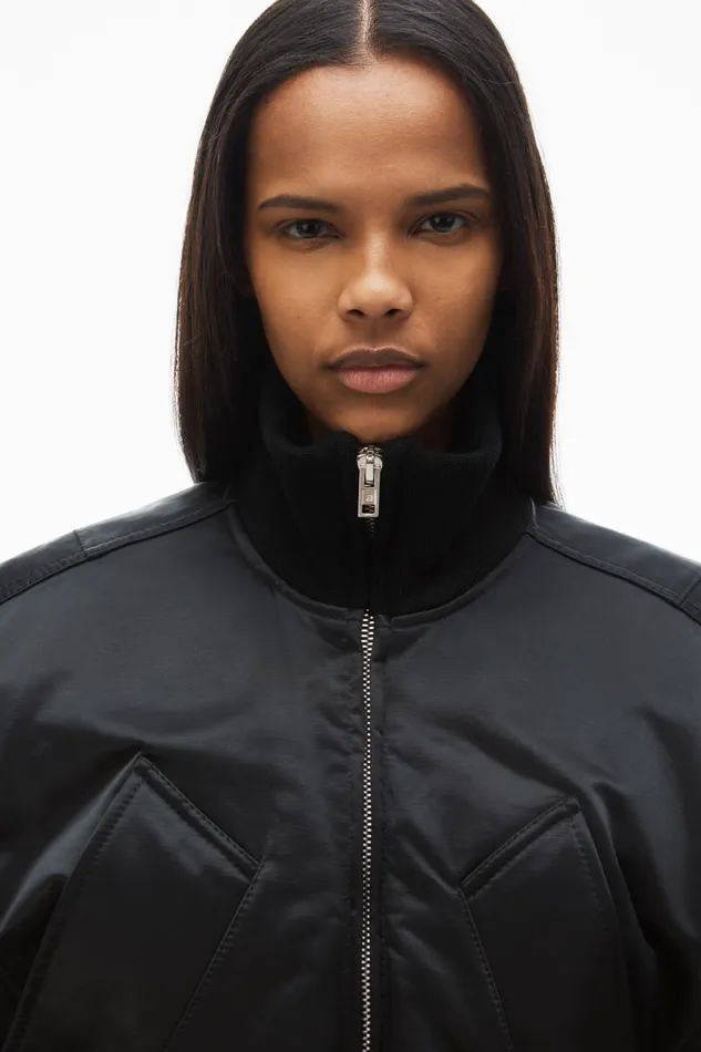 Alexander Wang UnisexWomenMen Bomber Jacket In Sateen