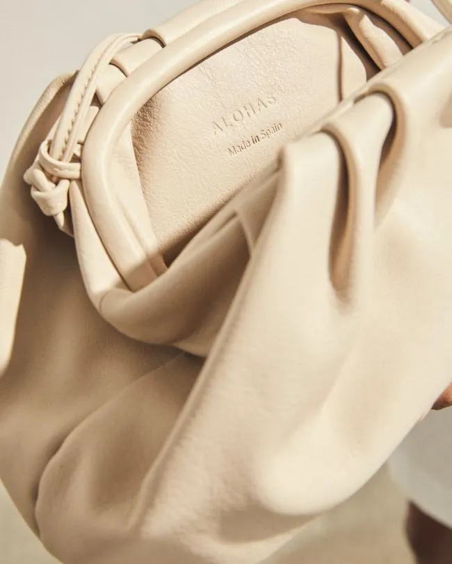 ALOHAS Bags The D 8211 White Leather Handbag 8211 Women
