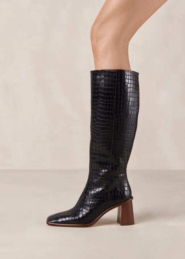 ALOHAS Boots East Alli Black 8211 Women