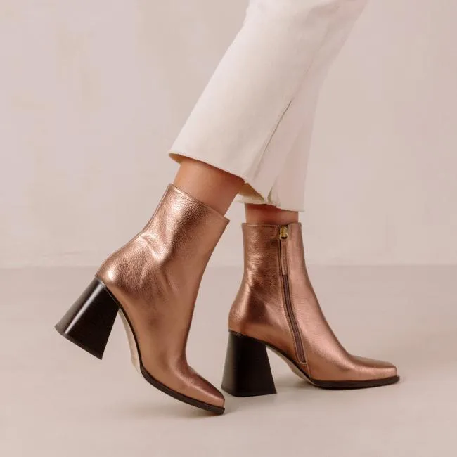 ALOHAS Boots South Shimmer 8211 Metallic Leather Boots 8211 Women