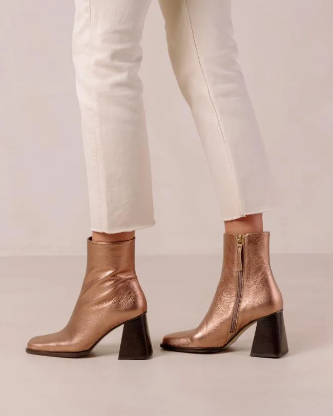 ALOHAS Boots South Shimmer 8211 Metallic Leather Boots 8211 Women