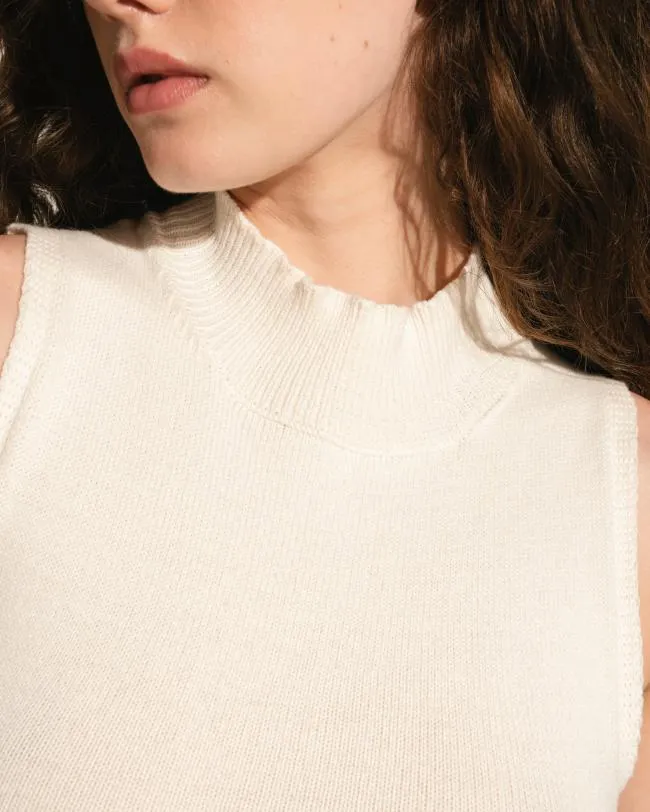 ALOHAS Dresses Idol 8211 White Knit Dress 8211 Women