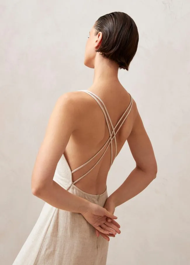 ALOHAS Dresses Mia 8211 Beige Dress 8211 Women