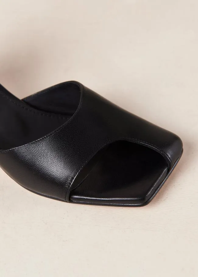 ALOHAS Heels Cliff 8211 Black Leather Pumps 8211 Women