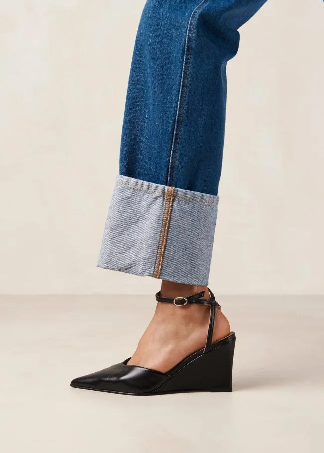 ALOHAS Heels Polly 8211 Black Wedge Pumps 8211 Women