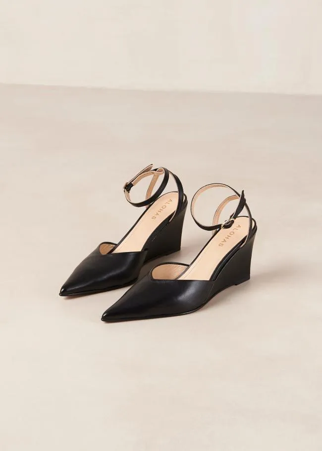 ALOHAS Heels Polly 8211 Black Wedge Pumps 8211 Women