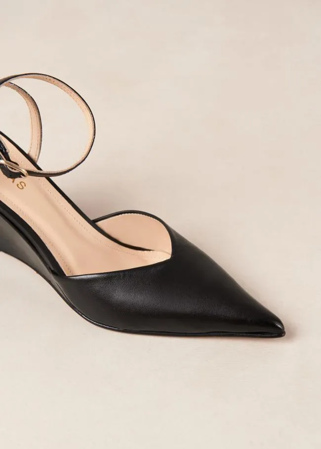 ALOHAS Heels Polly 8211 Black Wedge Pumps 8211 Women