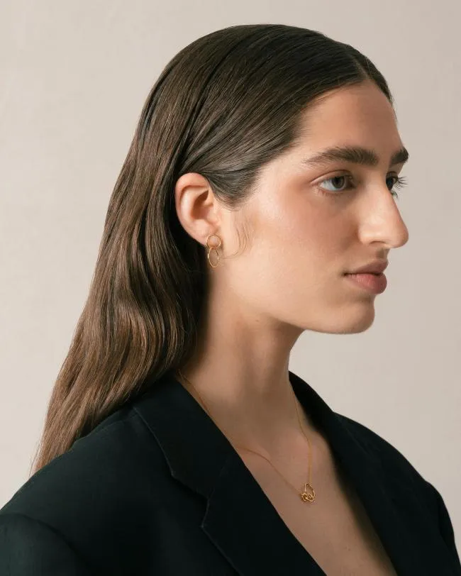 ALOHAS Jewelry Papaya 8211 Gold Earrings 8211 Women