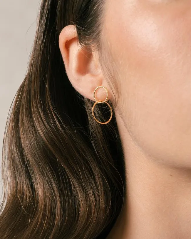 ALOHAS Jewelry Papaya 8211 Gold Earrings 8211 Women