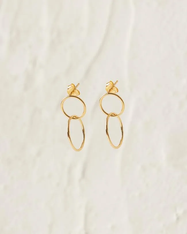 ALOHAS Jewelry Papaya 8211 Gold Earrings 8211 Women