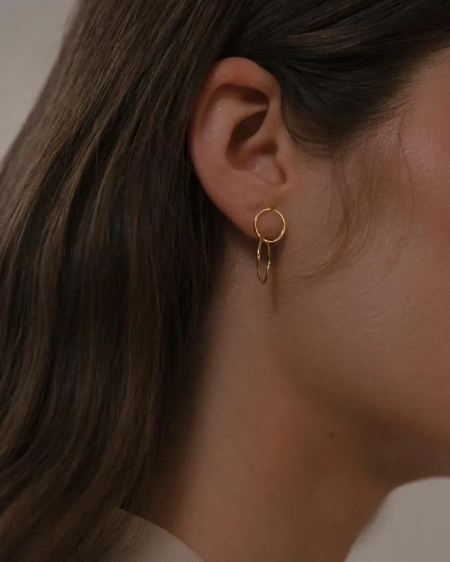 ALOHAS Jewelry Papaya 8211 Gold Earrings 8211 Women