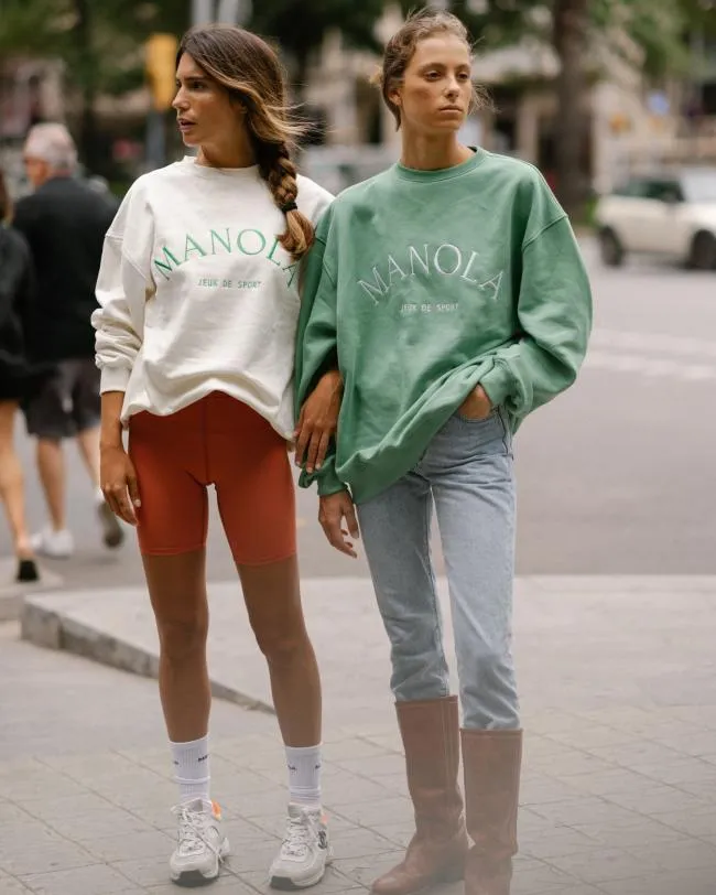ALOHAS Sportswear Iconica 8211 Green Sweatshirt 8211 Women
