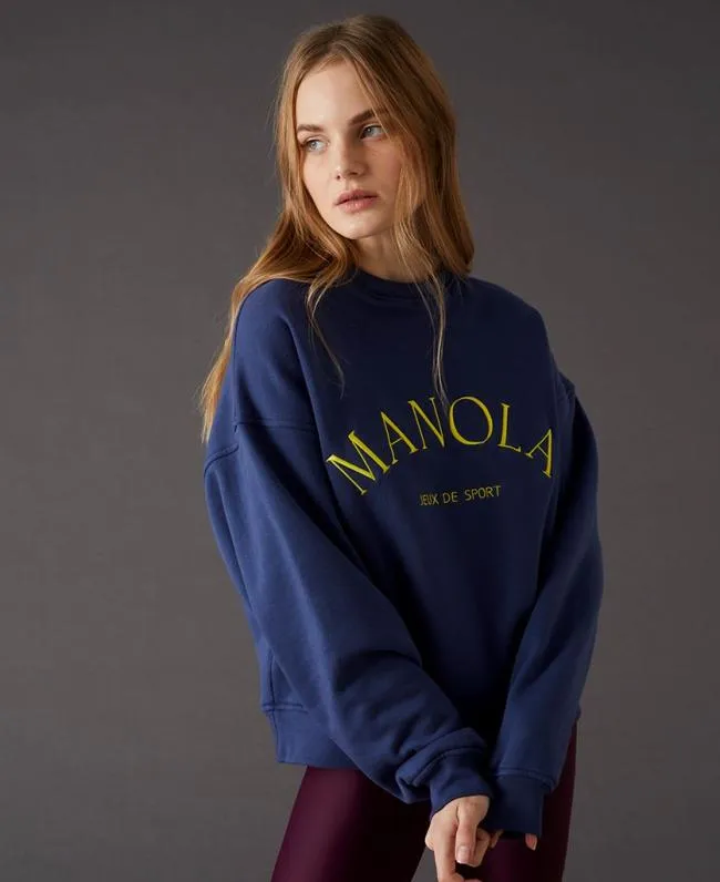 ALOHAS Sportswear Iconica 8211 Navy Blue Sweatshirt 8211 Women